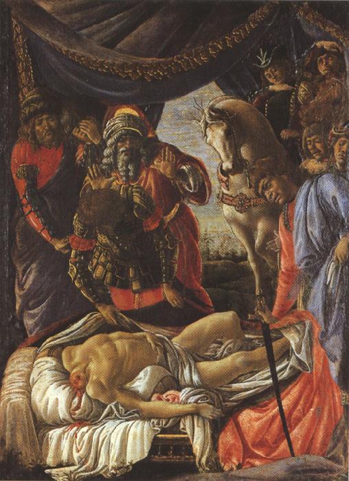Sandro Botticelli Discovery of the Body of Holofernes (mk36) oil painting image